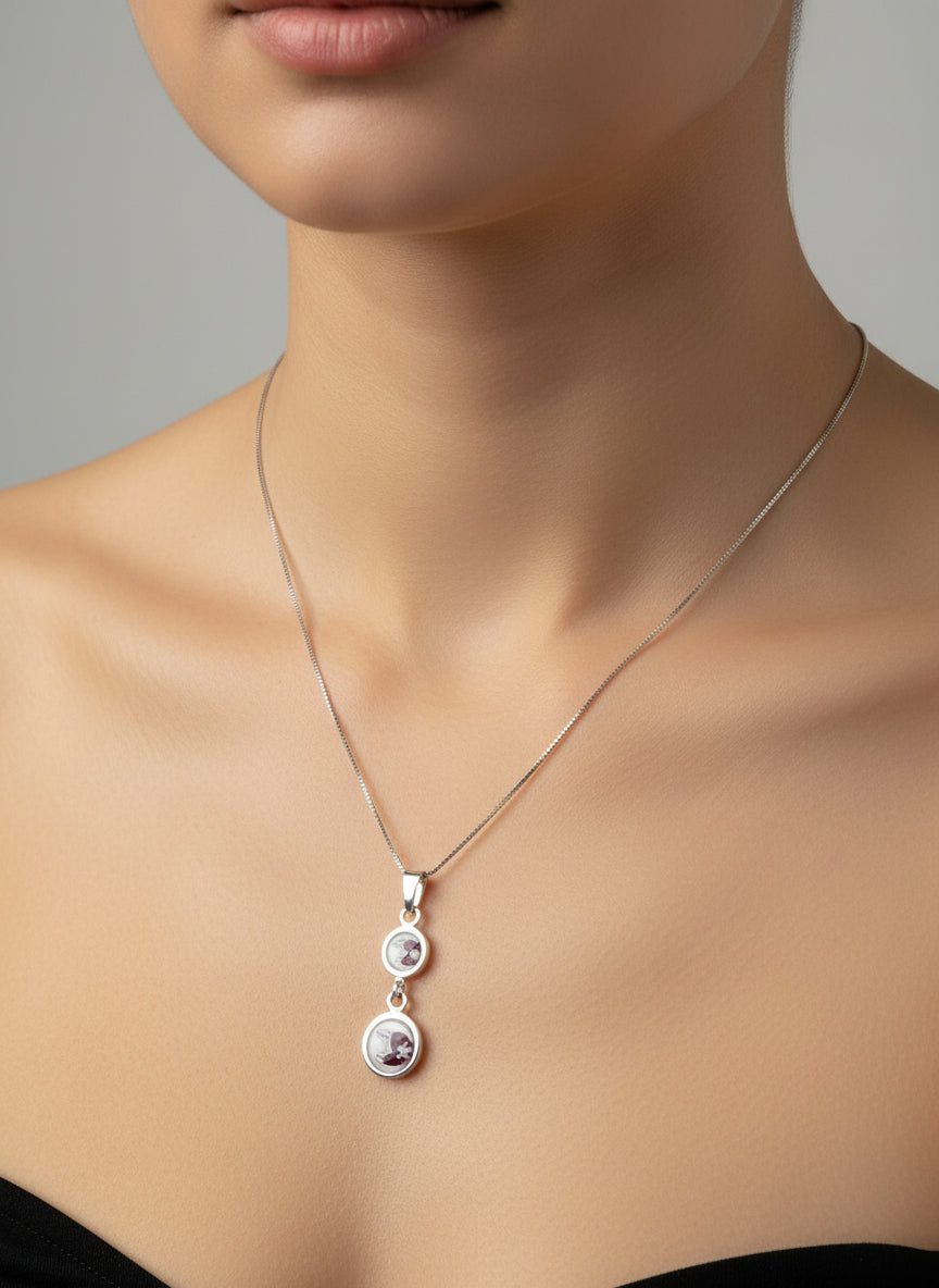Pendente in Cammeo incisione "Luna"