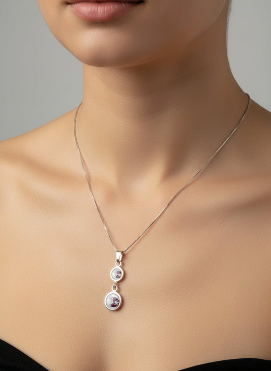 Pendente in Cammeo incisione "Luna"