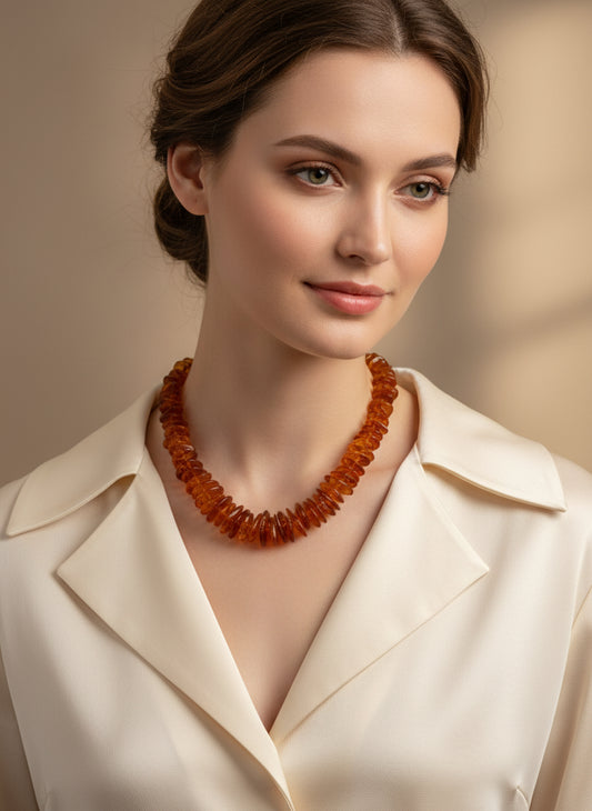 Collana in Ambra