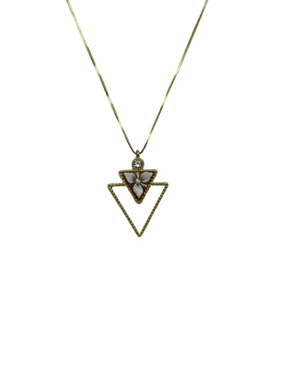 Collana in Cammeo incisione "Fiore"