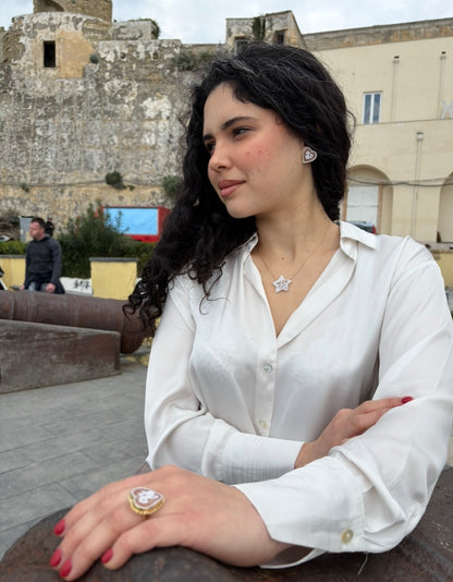 Collana in Cammeo incisione "Stella Star"