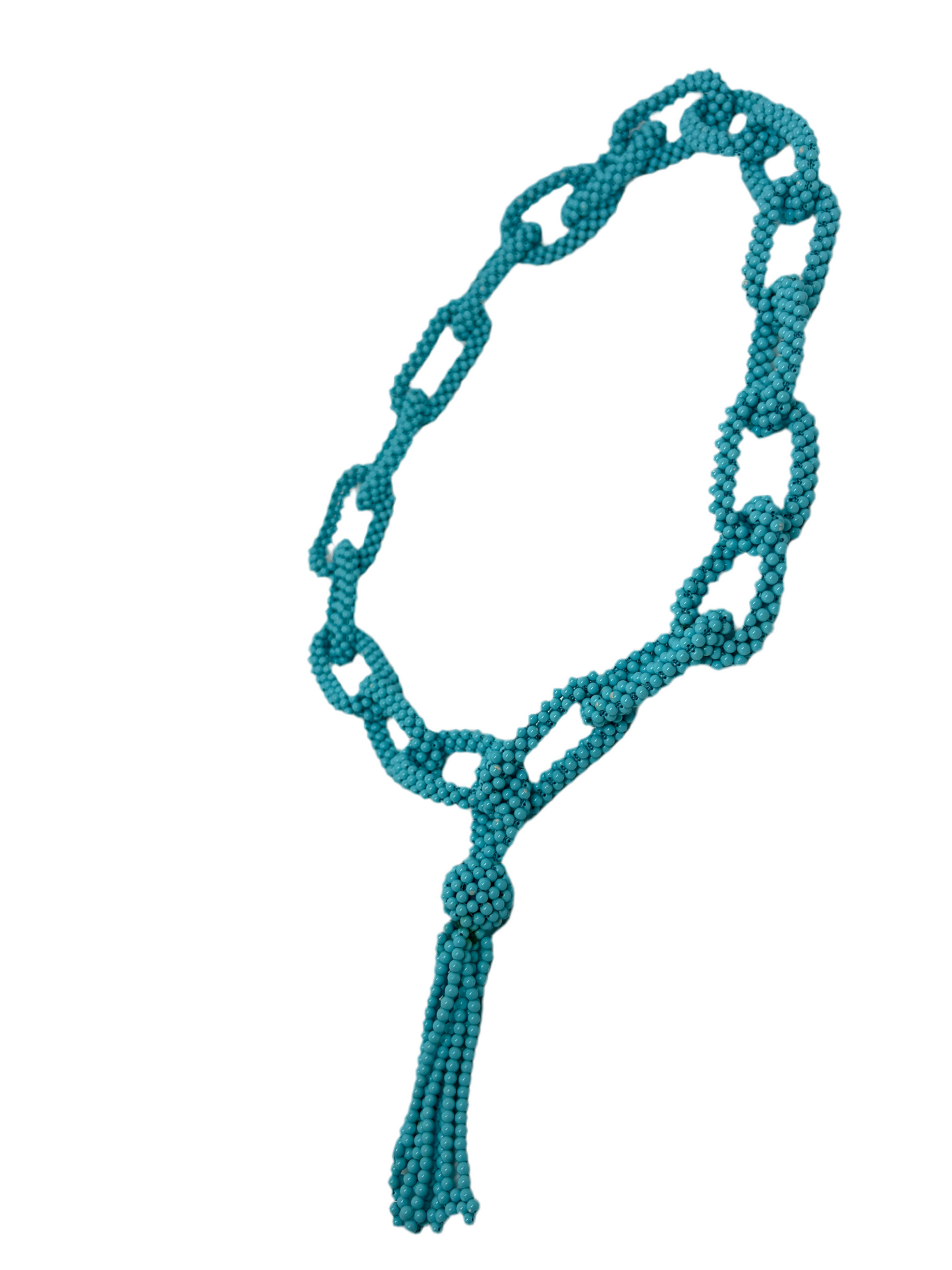 Collana in Tessito in Pasta di Turchese