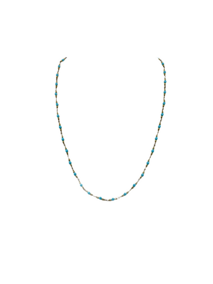 Collana in Argento e Pasta di Turchese