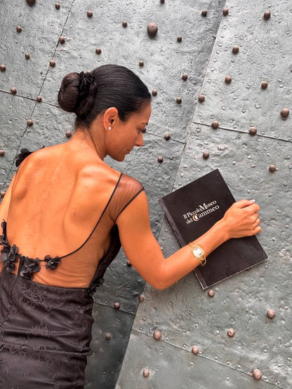 Orecchìni in Cammeo con Profilo di Donna