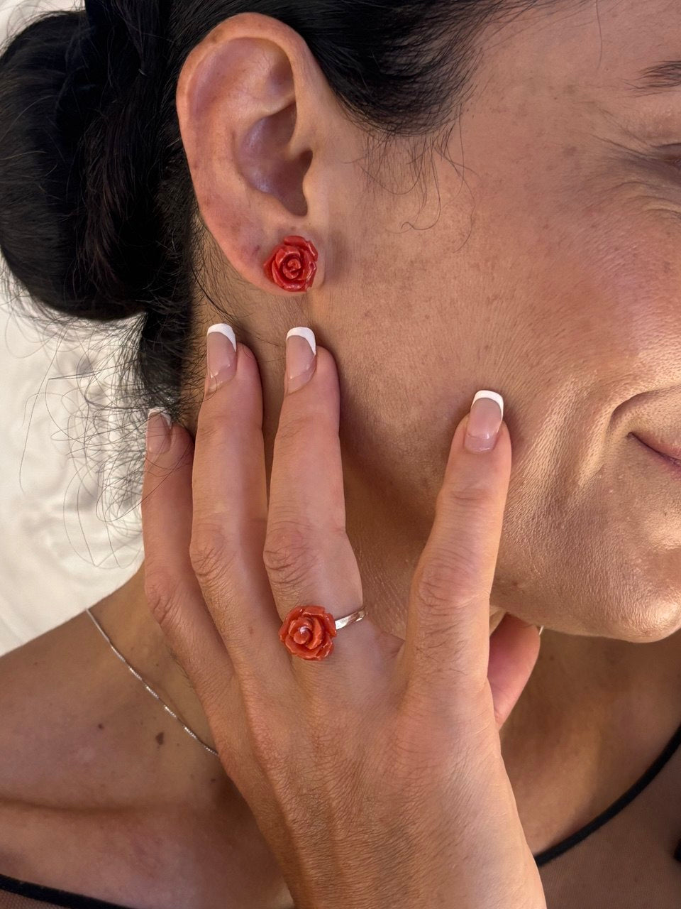 Orecchini in Corallo