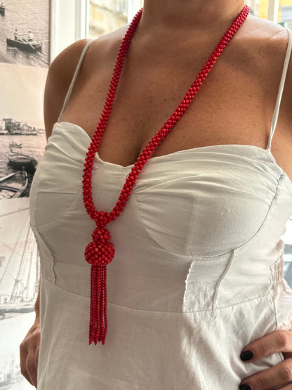 Collana in Corallo Bambù