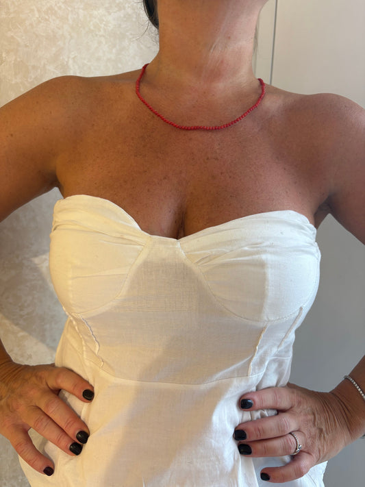 Collana in Corallo Bambù