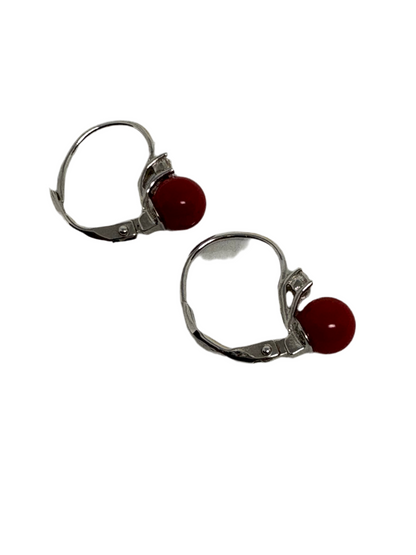 Orecchini in Corallo Bambù