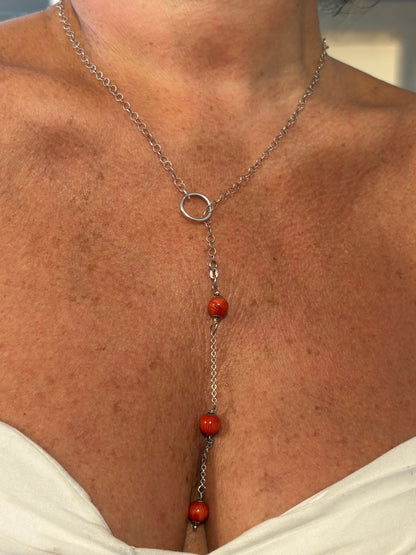 Collana in Corallo Bambù