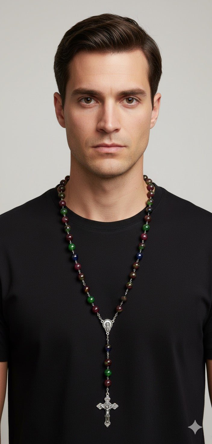 Rosario Occhio di Tigre Satinato