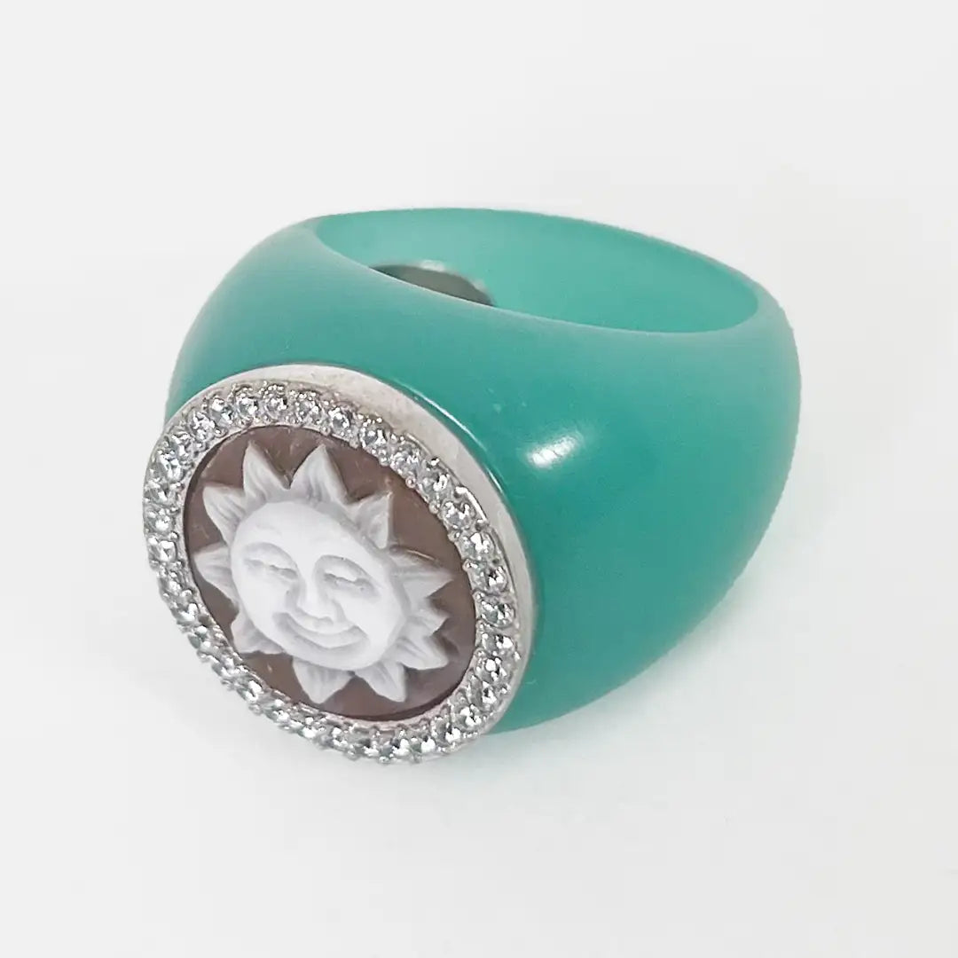 Sun Cameo Ring