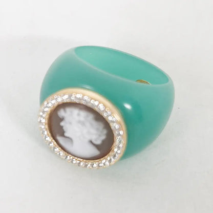 Cameo Ring Profile Woman