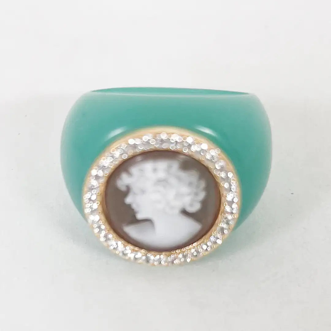 Cameo Ring Profile Woman