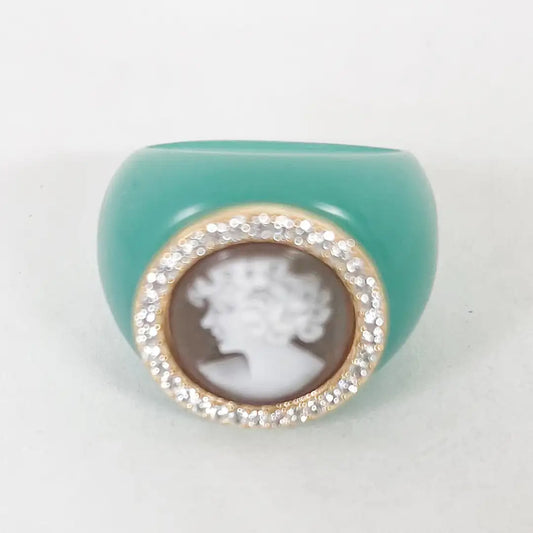 Cameo Ring Profile Woman