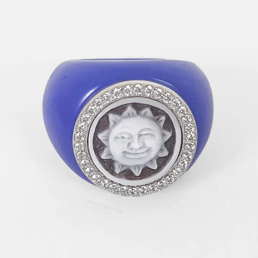 Sun Cameo Ring