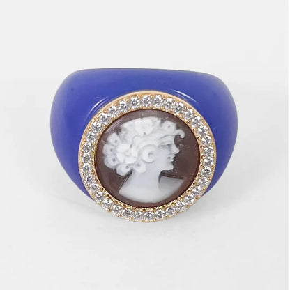 Cameo Ring Profile Woman
