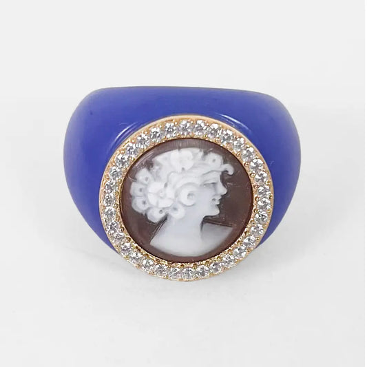 Cameo Ring Profile Woman
