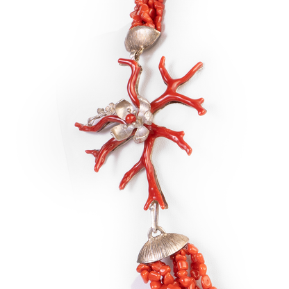 First Choice Red Coral Necklace Branch