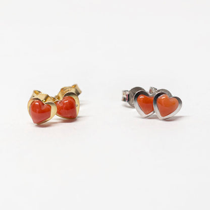 Orecchini-Corallo-Cuore