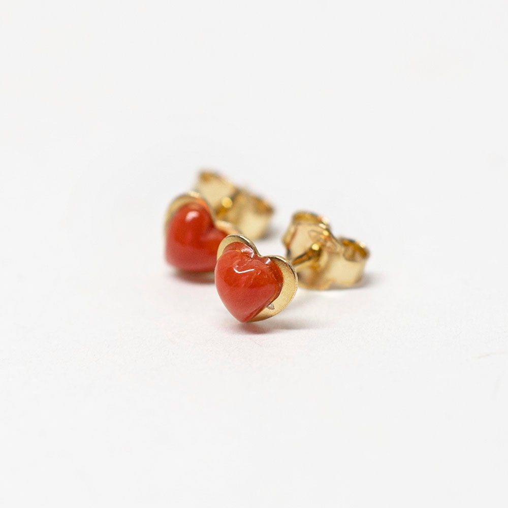 Orecchini-Corallo-Cuore