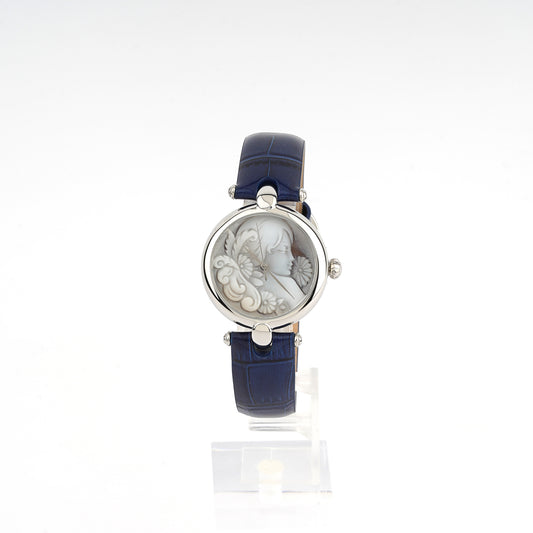 Orologio-Cameo-italiano-Partenope-Cammeo-Profilo-Donna