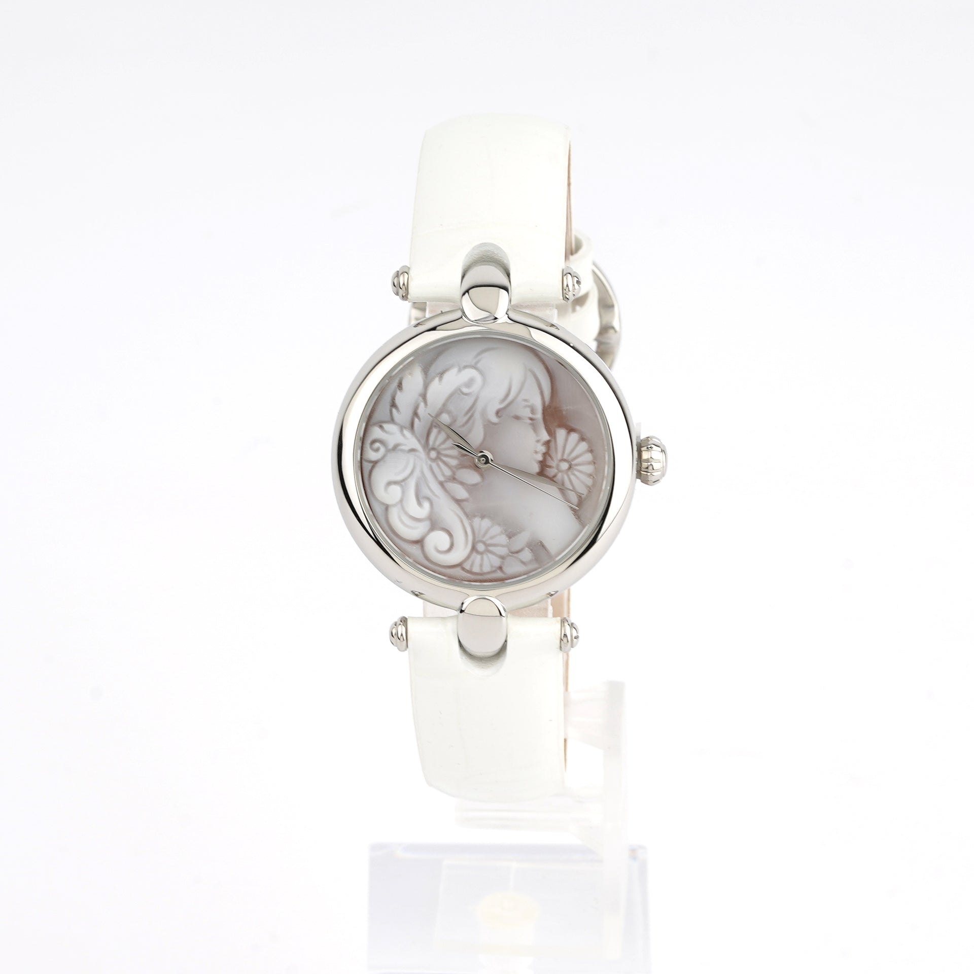 Orologio-Cameo-italiano-Partenope-Cammeo-Profilo-Donna