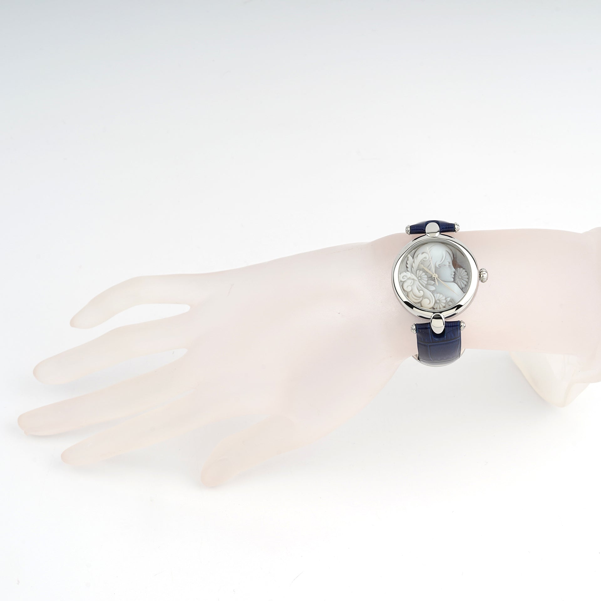 Orologio-Cameo-italiano-Partenope-Cammeo-Profilo-Donna