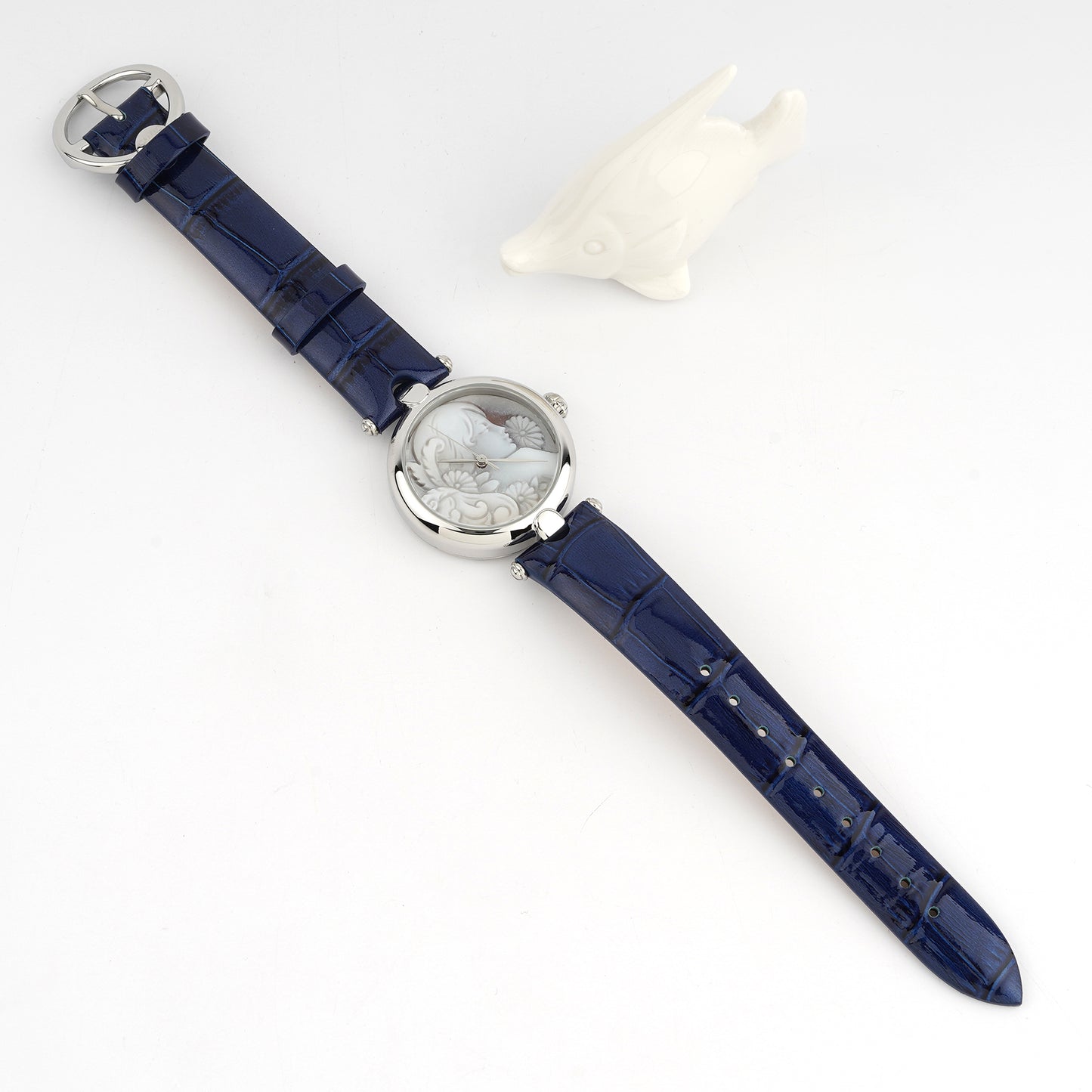 Italian Cameo Watch Partenope Cameo Profile Woman