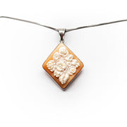 Pendente-Cammeo-Artistico-Fiori