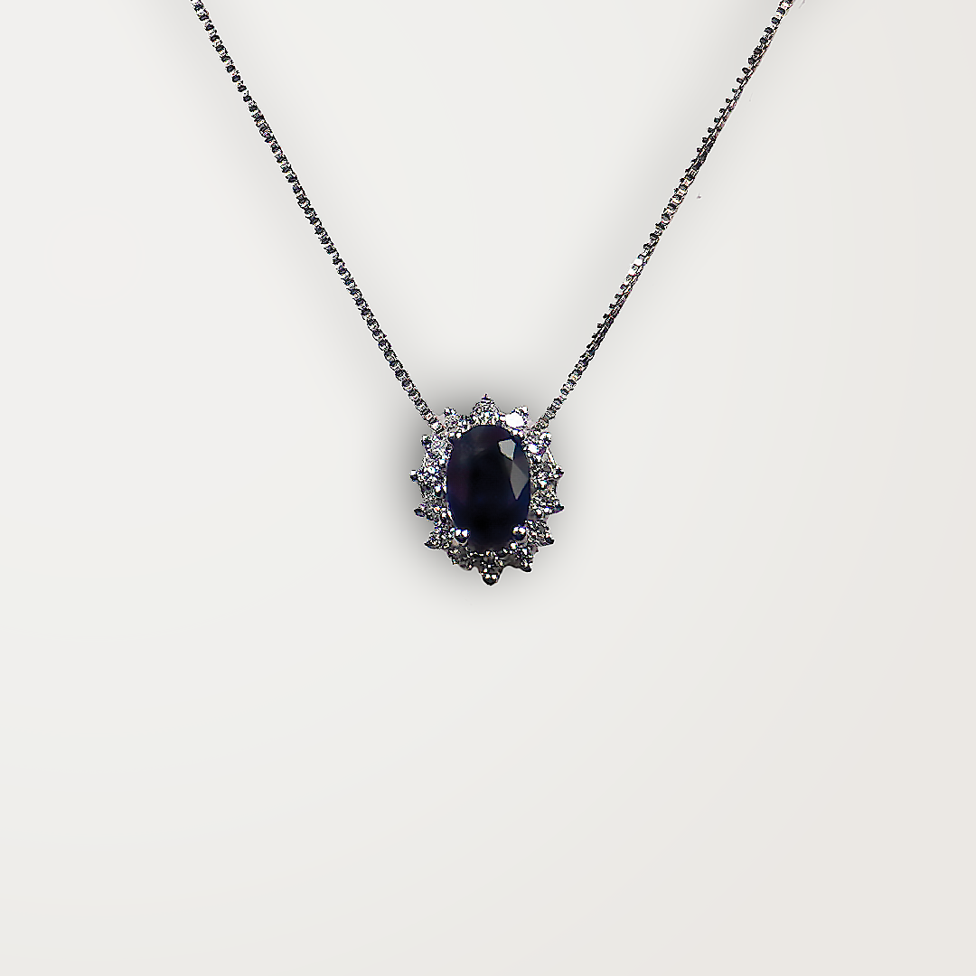 Ciondolo Oro Diamanti e Brillanti