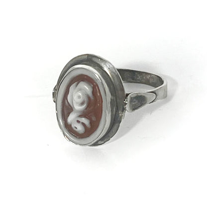 Flower Cameo Ring