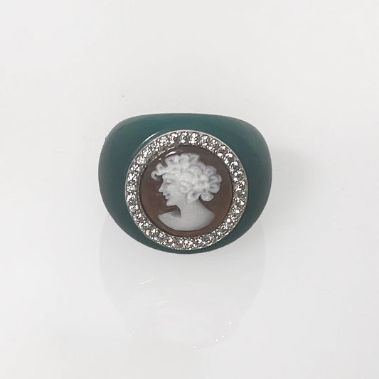 Cameo Ring Profile Woman