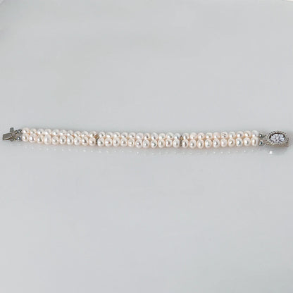 Bracciale Perle e Cammeo