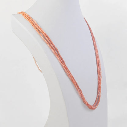 Collana Cravatta in Corallo