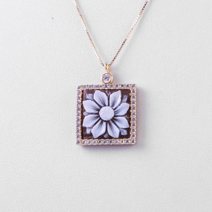 Collana Cammeo Fiore