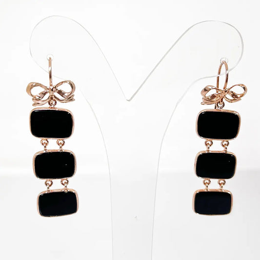 Fantasy Earrings in Silver and Agate