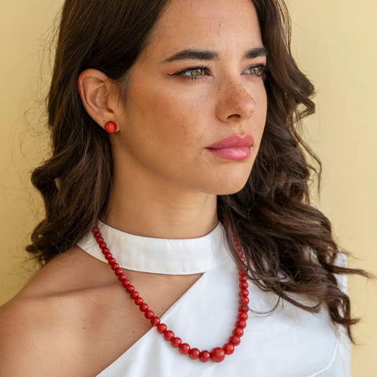 Collana in Corallo Rosso