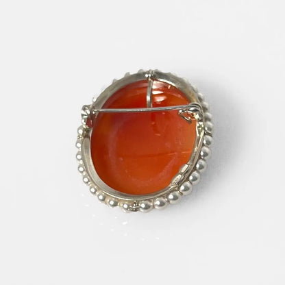 Cameo Pendant Brooch Profile Woman
