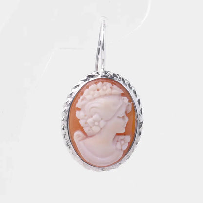 Orecchini Cammeo Profilo Donna