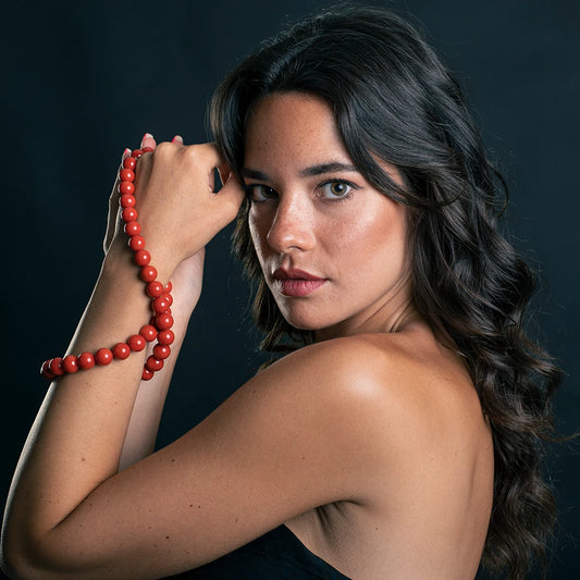 Collana in Corallo Rosso