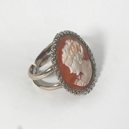 Anello Cammeo Profilo Donna