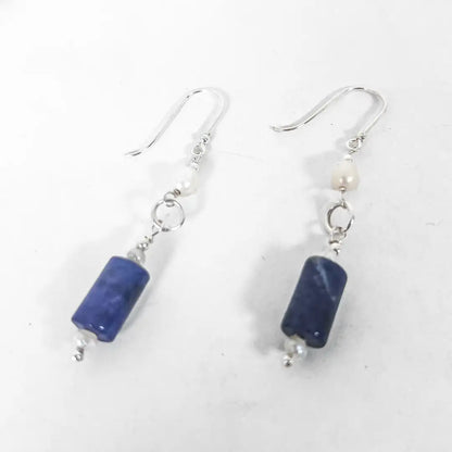 Orecchini Fantasia in Argento con Perle e Pietre