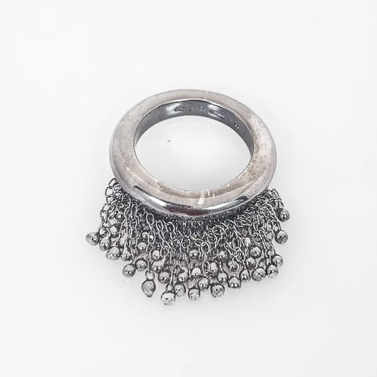 Round Pendant with Fringes 