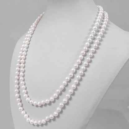 Collana Perle Doppio Filo