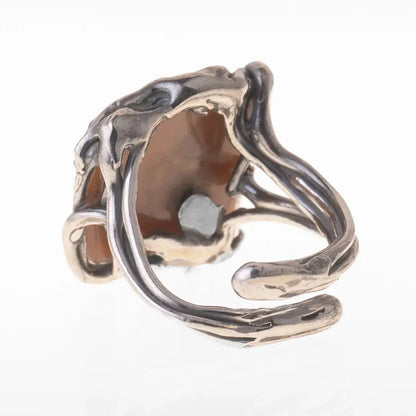 Artistic Bouquet Cameo Ring