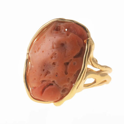 Red Coral Ring