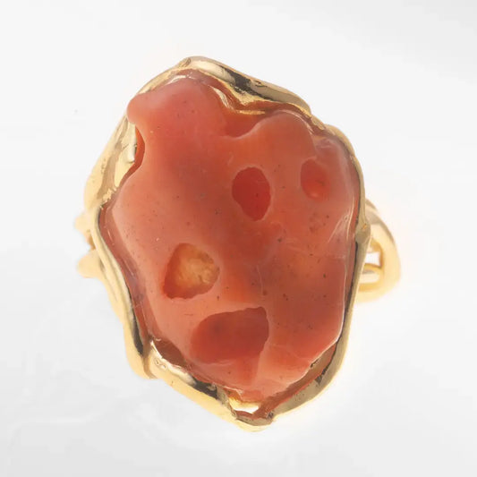 Red Coral Ring