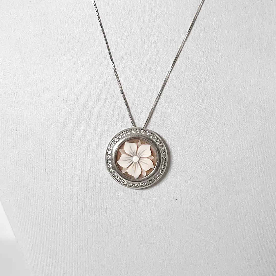 Collana Cammeo Fiore