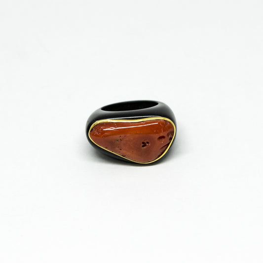 Anello in Corallo Rosso