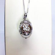 Pendente Cameo Italiano Cammeo Incisioni Fiori